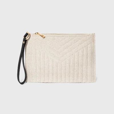 Large Pouch Clutch - A New Day™ Natural 4 Large Pouch Clutch - A New Day™ Natural - Image 2