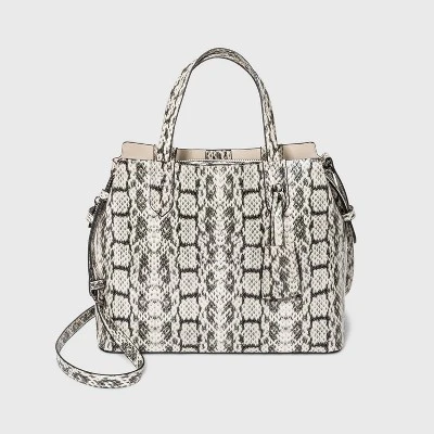 Triple Compartment Satchel Handbag - A New Day™ Brown 12 Triple Compartment Satchel Handbag - A New Day™ Brown - Image 10