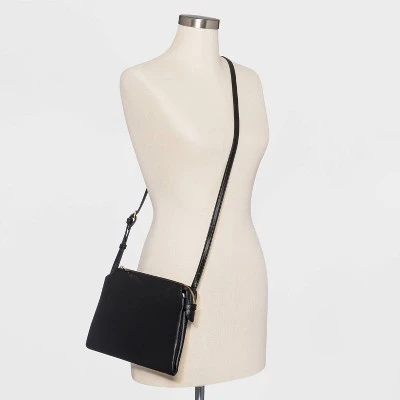 Double Gusset Crossbody Bag - A New Day™ Green 3 Double Gusset Crossbody Bag - A New Day™ Green