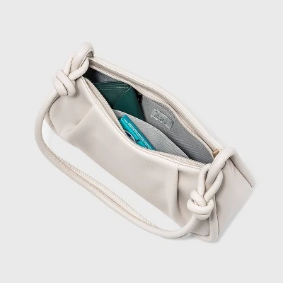 Double Knotted Shoulder Bag - A New Day™ White 4 Double Knotted Shoulder Bag - A New Day™ White - Image 2
