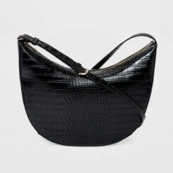 Oval Shoulder Handbag - A New Day™ Black/alligator Print 14 Oval Shoulder Handbag - A New Day™ Black/alligator Print -A New Day popular shop unnamed file 2143
