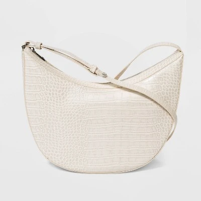 Oval Shoulder Handbag - A New Day™ Black/alligator Print 9 Oval Shoulder Handbag - A New Day™ Black/alligator Print - Image 7