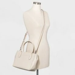 Zip Closure Satchel Handbag - A New Dayâ„¢ Black