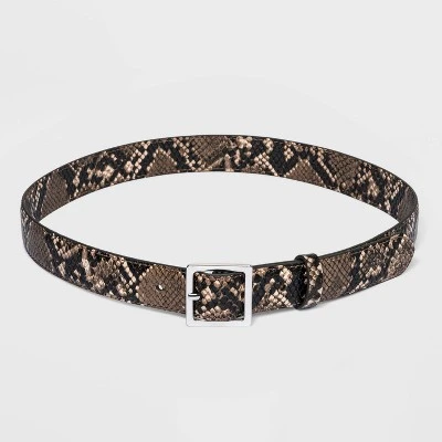 Women's Skinny Exotic Snake Belt - A New Day™ 5 Women's Skinny Exotic Snake Belt - A New Day™ - Image 3