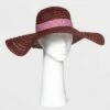 Women's Wide Brim Straw Hat - A New Day™ Burgundy 2 Women's Wide Brim Straw Hat - A New Day™ Burgundy -A New Day popular shop unnamed file 2281