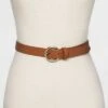 Women's Round Buckle Belt - A New Day™ Papaya -A New Day popular shop unnamed file 232