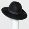 Women's Wide Brim Felt Fedora Hat - A New Day™ Yellow -A New Day popular shop unnamed file 2327