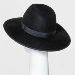 Women's Wide Brim Felt Fedora Hat - A New Dayâ„¢ Yellow