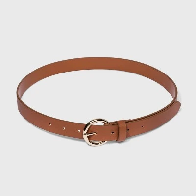 Women's Round Buckle Belt - A New Day™ Papaya 9 Women's Round Buckle Belt - A New Day™ Papaya - Image 7