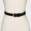 Women's Round Buckle Belt - A New Day™ Black -A New Day popular shop unnamed file 239