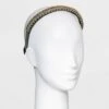 Faux Leather Chain Headband - A New Day™ Gray -A New Day popular shop unnamed file 2393
