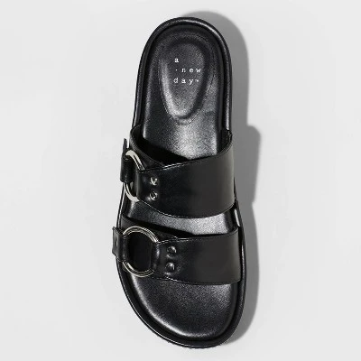 Women's Haisley Wedge Heels - A New Day™ Black 4 Women's Haisley Wedge Heels - A New Day™ Black - Image 2