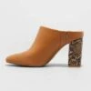 Women's Paula Mule Heels - A New Day™ Cognac 1 Women's Paula Mule Heels - A New Day™ Cognac -A New Day popular shop unnamed file 2527