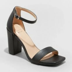 Women's Ema Square Toe Heels - A New Day™ Taupe -A New Day popular shop unnamed file 2545