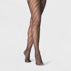 Women's Ribbon Sheer Tights - A New Day™ Black -A New Day popular shop unnamed file 2567