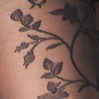 Women's Back Floral Sheer Thigh Highs - A New Day™ Black 5 Women's Back Floral Sheer Thigh Highs - A New Day™ Black - Image 3