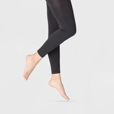Women's 120D Blackout Footless Tights - A New Day™ Black 8 Women's 120D Blackout Footless Tights - A New Day™ Black - Image 6