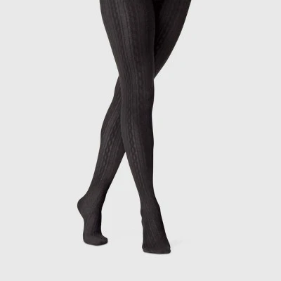 Women's Cable Sweater Tights - A New Day™ Oatmeal Heather 5 Women's Cable Sweater Tights - A New Day™ Oatmeal Heather - Image 3