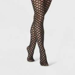 Women's Sheer Reverse Dot Tights - A New Day™ Black -A New Day popular shop unnamed file 2638