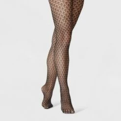 Women's Diamond Openwork Tights - A New Day™ Black -A New Day popular shop unnamed file 2673