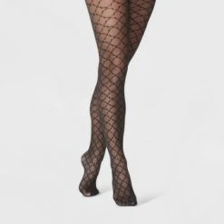 Women's Tile Pattern Tights - A New Day™ Black 11 Women's Tile Pattern Tights - A New Day™ Black -A New Day popular shop unnamed file 2677