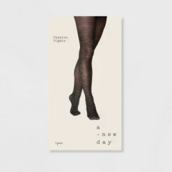 Women's Zebra Mesh Tights - A New Dayâ„¢ Black