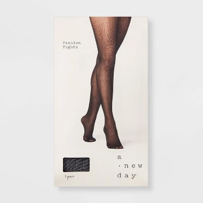 Women's Sheer Rib Tights - A New Day™ Black 3 Women's Sheer Rib Tights - A New Day™ Black