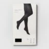 Women's 80D Super Opaque Tights - A New Day™ Black