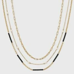 Beaded Chain Necklace Set 3pc - A New Day™ Rust 11 Beaded Chain Necklace Set 3pc - A New Day™ Rust -A New Day popular shop unnamed file 2849