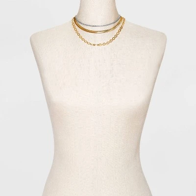 Chain Necklace Set 3pc - A New Day™ Rust 3 Chain Necklace Set 3pc - A New Day™ Rust