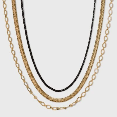 Chain Necklace Set 3pc - A New Day™ Rust 8 Chain Necklace Set 3pc - A New Day™ Rust - Image 6