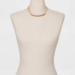 Snake Chain Necklace - A New Day™ Black