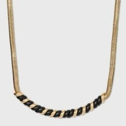 Snake Chain Necklace - A New Day™ Black -A New Day popular shop unnamed file 2862