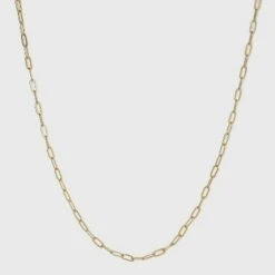 14K Gold Plated 16" Paperlink Chain Necklace - A New Day™ 9 14K Gold Plated 16" Paperlink Chain Necklace - A New Day™ -A New Day popular shop unnamed file 2874