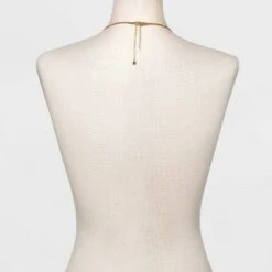 14K Gold Plated Duo Herringbone Chain Necklace - A New Day™ -A New Day popular shop unnamed file 2880