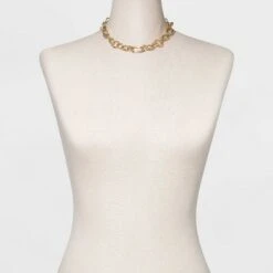 Multi Link Chain Necklace - A New Day™ Gold