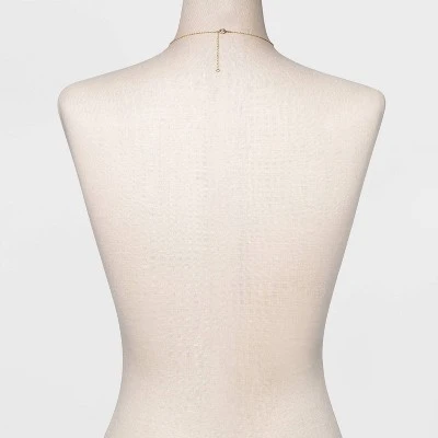 14K Gold Plated Cubic Zirconia Design Pendant Necklace - A New Day™ 4 14K Gold Plated Cubic Zirconia Design Pendant Necklace - A New Day™ - Image 2