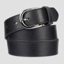 Women's Fashion Skinny Leather Jean Belt with Polished Buckle - A New Day™ Black 6 Women's Fashion Skinny Leather Jean Belt with Polished Buckle - A New Day™ Black -A New Day popular shop unnamed file 293