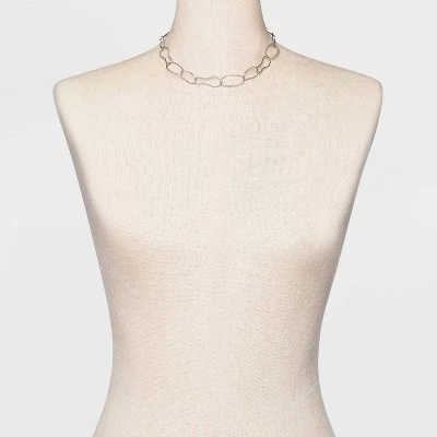 Abstract Link Chain Necklace - A New Day™ Gold 3 Abstract Link Chain Necklace - A New Day™ Gold