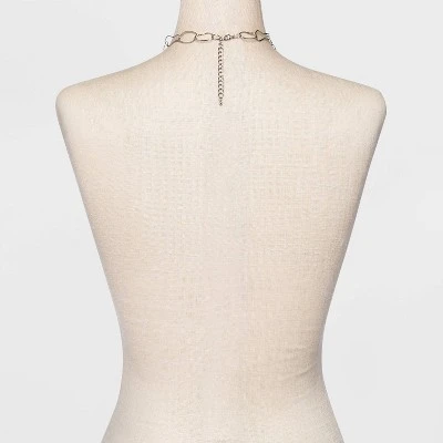 Abstract Link Chain Necklace - A New Day™ Gold 4 Abstract Link Chain Necklace - A New Day™ Gold - Image 2