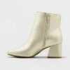 Women's Adele Block Heeled Ankle Boots - A New Day™ Gold -A New Day popular shop unnamed file 299