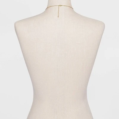 Silver Plated Rose Quartz Pendant Necklace - A New Day™ Gold 5 Silver Plated Rose Quartz Pendant Necklace - A New Day™ Gold - Image 3