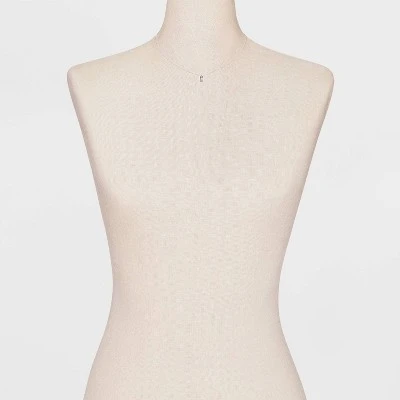 Sterling Silver Rectangle Cubic Zirconia Pendant Necklace Earring Set - A New Day™ Metallic Silver 3 Sterling Silver Rectangle Cubic Zirconia Pendant Necklace Earring Set - A New Day™ Metallic Silver