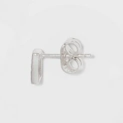 Sterling Silver Rectangle Cubic Zirconia Pendant Necklace Earring Set - A New Day™ Metallic Silver 7 Sterling Silver Rectangle Cubic Zirconia Pendant Necklace Earring Set - A New Day™ Metallic Silver -A New Day popular shop unnamed file 3095