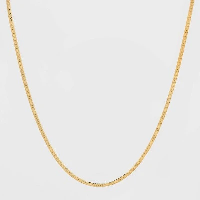 Sterling Silver Herringbone Chain Necklace - A New Day™ 3 Sterling Silver Herringbone Chain Necklace - A New Day™