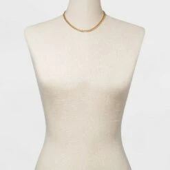 Thin Curb Chain Necklace - A New Dayâ„¢ Gold