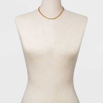 Thin Curb Chain Necklace - A New Day™ Gold 3 Thin Curb Chain Necklace - A New Day™ Gold