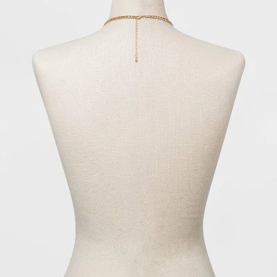 Thin Curb Chain Necklace - A New Day™ Gold 4 Thin Curb Chain Necklace - A New Day™ Gold - Image 2