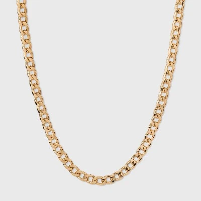 Thin Curb Chain Necklace - A New Day™ Gold 5 Thin Curb Chain Necklace - A New Day™ Gold - Image 3