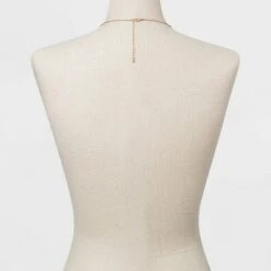 Solid Rectangle Statement Necklace - A New Day™ Gold 6 Solid Rectangle Statement Necklace - A New Day™ Gold -A New Day popular shop unnamed file 3141